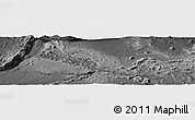 Shaded Relief Panoramic Map of Yap, darken, desaturated