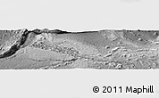 Shaded Relief Panoramic Map of Yap, desaturated