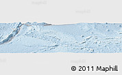 Shaded Relief Panoramic Map of Yap, lighten