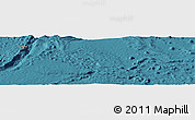 Shaded Relief Panoramic Map of Yap, satellite outside