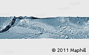 Shaded Relief Panoramic Map of Yap, semi-desaturated