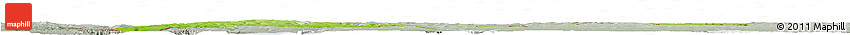 Physical Horizon Map of Cahul, lighten, semi-desaturated