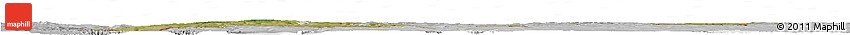 Satellite Horizon Map of Cahul, lighten, desaturated