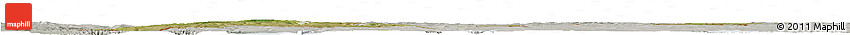 Satellite Horizon Map of Cahul, lighten, semi-desaturated