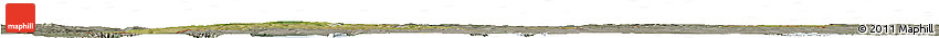 Satellite Horizon Map of Cahul, semi-desaturated