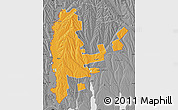 Political Map of Cahul, desaturated