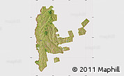 Satellite Map of Cahul, cropped outside