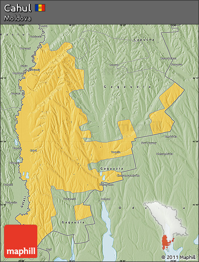 Savanna Style Map of Cahul
