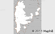 Gray Simple Map of Cahul