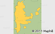 Savanna Style Simple Map of Cahul, cropped outside