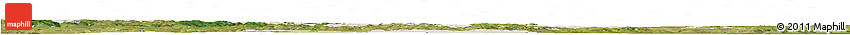 Shaded Relief Horizon Map of Chisinau, satellite outside