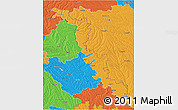 Political 3D Map of Dubasari