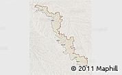 Shaded Relief 3D Map of Dubasari, lighten