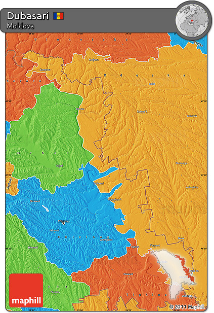 Political Map of Dubasari