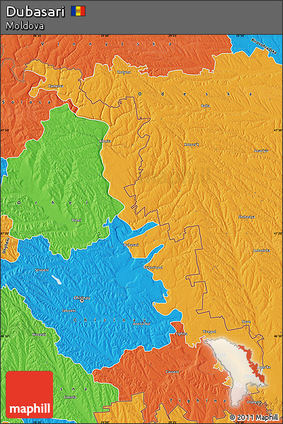 Political Map of Dubasari