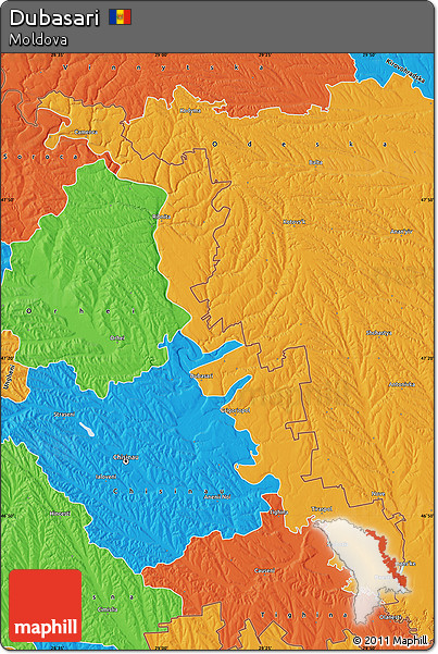 Political Map of Dubasari