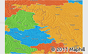 Political Panoramic Map of Dubasari