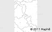 Blank Simple Map of Dubasari, no labels
