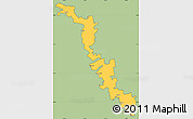 Savanna Style Simple Map of Dubasari, cropped outside