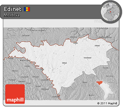 Gray 3D Map of Edinet