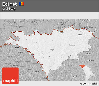 Gray 3D Map of Edinet