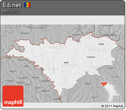 Gray 3D Map of Edinet
