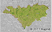 Satellite 3D Map of Edinet, lighten, desaturated