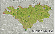 Satellite 3D Map of Edinet, lighten, semi-desaturated