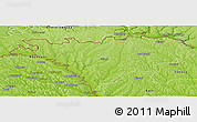 Physical Panoramic Map of Edinet