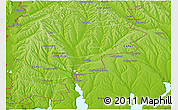 Physical Panoramic Map of Gagauzia