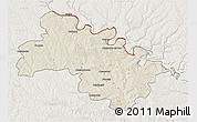 Shaded Relief 3D Map of Soroca, lighten