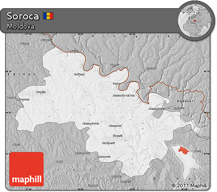 Gray Map of Soroca