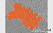Political Map of Soroca, desaturated
