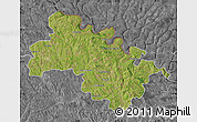 Satellite Map of Soroca, desaturated