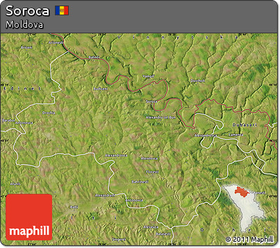 Satellite Map of Soroca