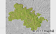 Satellite Map of Soroca, lighten, desaturated