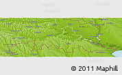 Physical Panoramic Map of Tighina