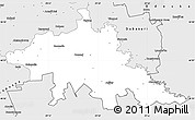 Silver Style Simple Map of Tighina