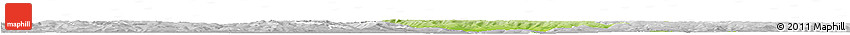Physical Horizon Map of Ungheni, lighten, desaturated