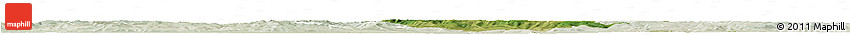 Satellite Horizon Map of Ungheni, lighten