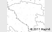 Blank Simple Map of Ungheni, no labels