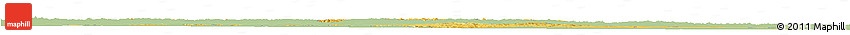 Savanna Style Horizon Map of Arhangay, single color outside