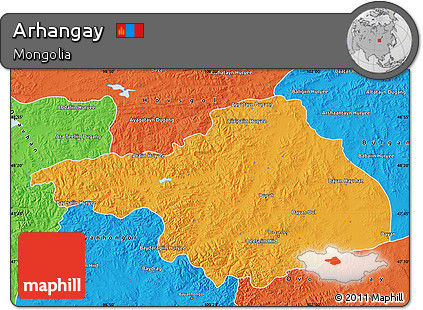 Political Map of Arhangay