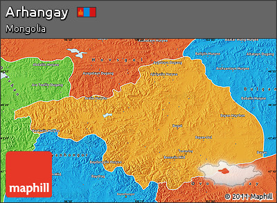 Political Map of Arhangay