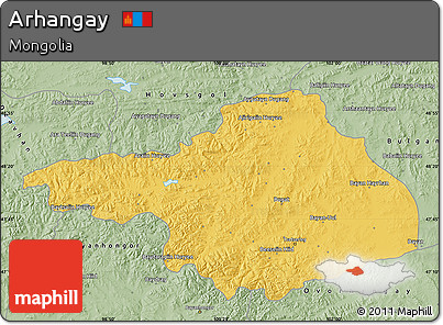 Savanna Style Map of Arhangay