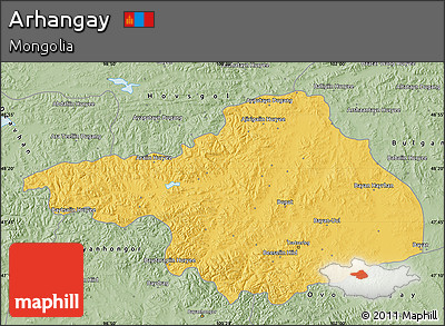 Savanna Style Map of Arhangay