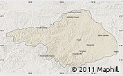 Shaded Relief Map of Arhangay, lighten