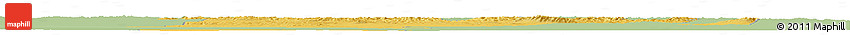 Savanna Style Horizon Map of Bayanhongor, single color outside