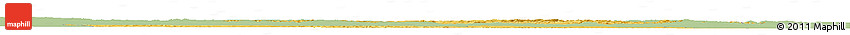 Savanna Style Horizon Map of Bulgan, single color outside