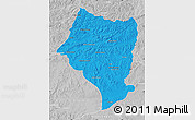 Political Map of Bulgan, lighten, desaturated